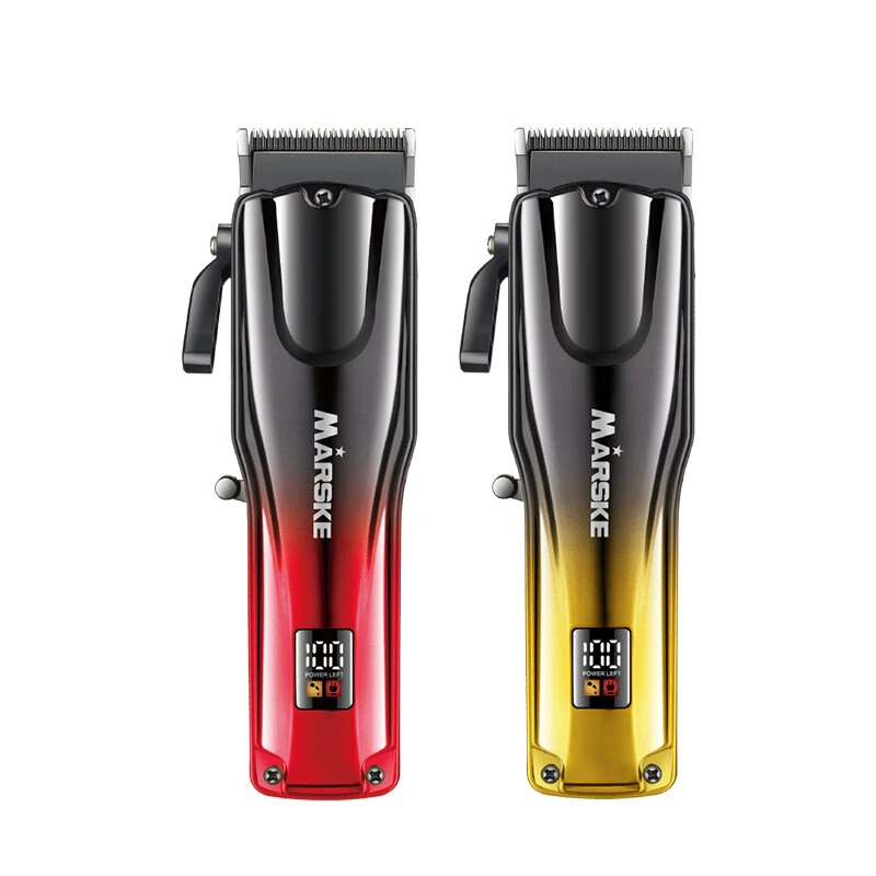 (image for) MARSKE MS-5052 Hair Clippers for Men Cordless Fade Trimmer with LED Display Precision Blades USB Rechargeable 240min Runtime